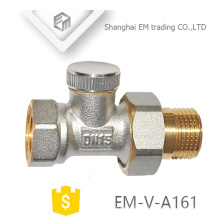 EM-V-A161 Brass male union heating thermostatic radiator valve fitting